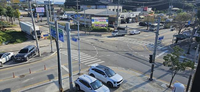 백암면사무소 사거리 일대 전경 ⓒ용인시 제공