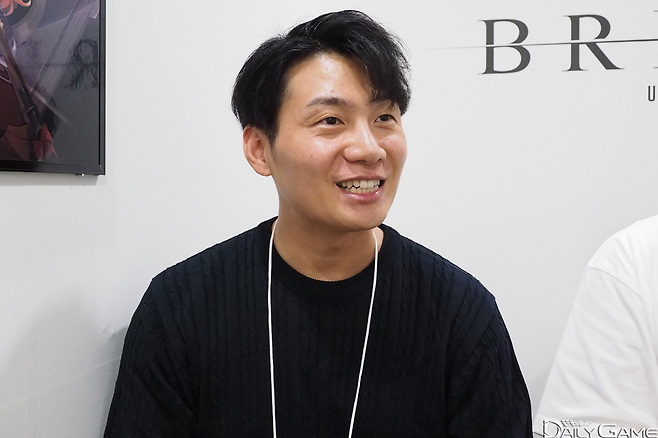 비즈니스 모델에 대해 한국형 MMORPG는 고려하지 않고 있다고 밝힌 이동교 CBO.