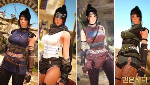 정말 다양한 게임에서 다양한 여자 닌자들이 등장한다! 쿠노이치 열전!