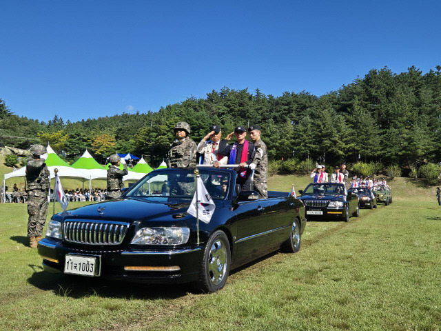 ▲ 육군 3군단는 2일 102기갑여단 사령부에서 38선 돌파’ 전승 기념행사를 개최했다.