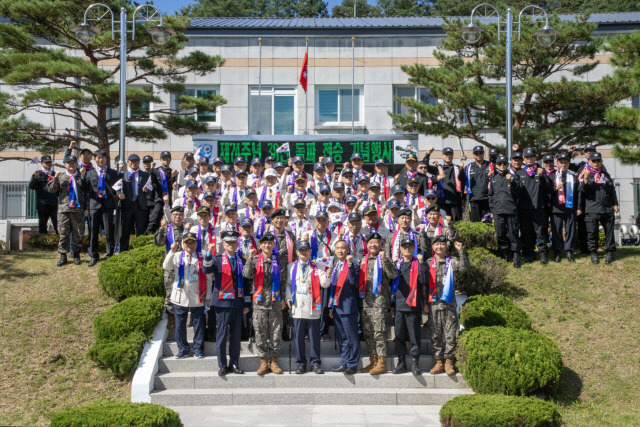 ▲ 육군 3군단는 2일 102기갑여단 사령부에서 38선 돌파’ 전승 기념행사를 개최했다.