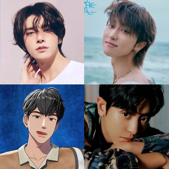 엔하이픈 제이크(빌리프랩), 세븐틴 디에잇(플레디스), 플레이브 하민(VLAST),엑소 찬열(SM엔터테인먼트)