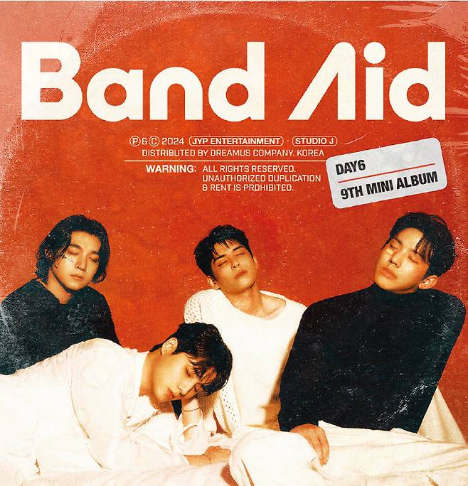 DAY6(데이식스)가 아홉 번째 미니앨범 ‘Band Aid’를 선보였다. [데이식스 공식 홈페이지]