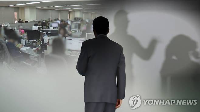 직장 내 괴롭힘(CG) [연합뉴스TV 제공]