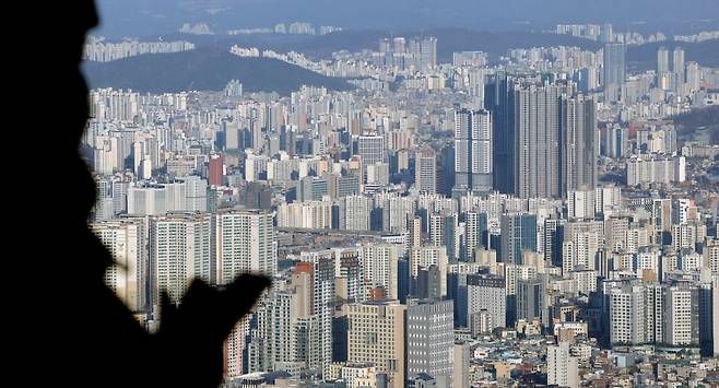 서울 남산타워에서 바라본 아파트. 사진은 기사 내용과 직접적인 관련이 없음. 사진=한경DB