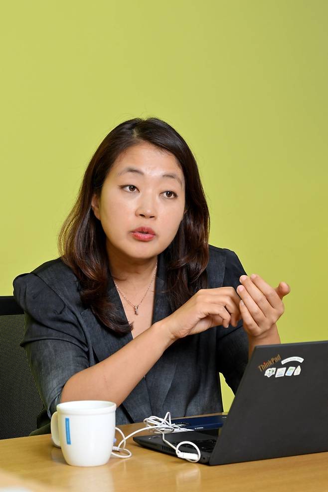 전양숙 유한킴벌리 ESG&커뮤니케이션 본부장. 사진=서범세 기자