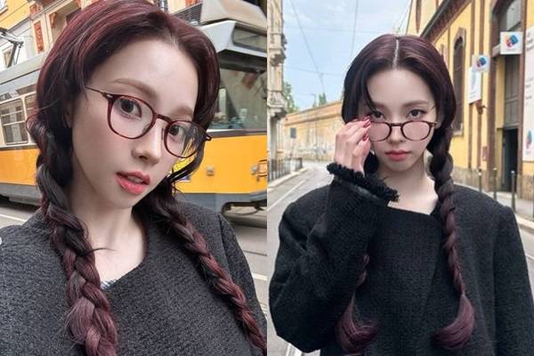 걸그룹 에스파 멤버 카리나가 상큼한 비주얼로 시선을 사로잡았다. /사진=카리나 인스타그램