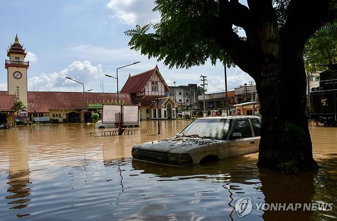 치앙마이 홍수 [AFP 연합뉴스 자료사진. 재판매 및 DB 금지]