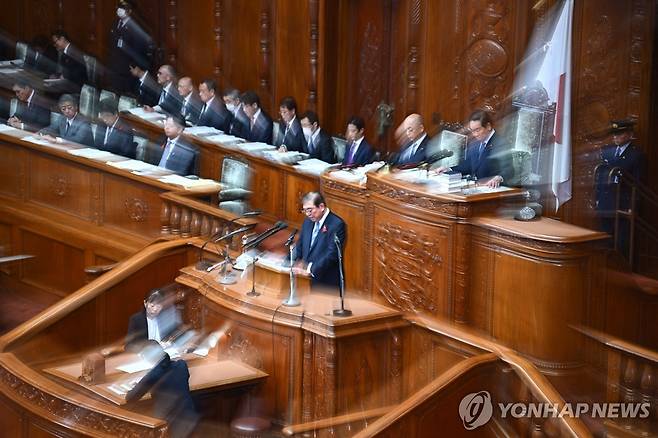 이시바 시게루 일본 총리 [AFP 연합뉴스 자료사진. 재판매 및 DB 금지]