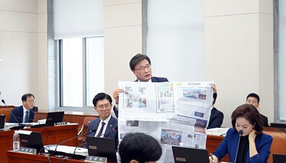 김대식 국회의원이 9일 국회에서 열린 교육위원회 국정감사에서 발언을 하고 있다. [사진=김대식 의원실]