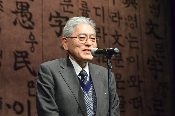 오는 9일 한글날 경축식에서 옥관문화훈장을 받게 된 하마노우에 미유키 간다외어대 부학장. 사진 주일 한국문화원