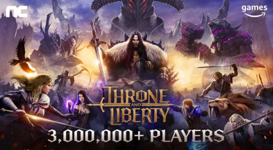 'THRONE AND LIBERTY' 글로벌 이용자 300만 돌파 관련 이미지. 자료 제공 : 엔씨소프트