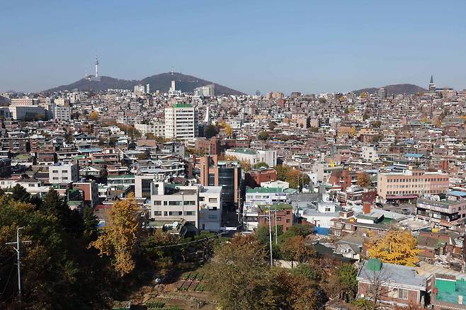 서울 용산구 한남4구역 전경.  매경DB