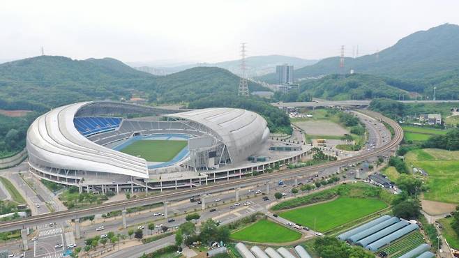 이라크전 경기가 치러질 미르스타디움 [용인시 제공. 재판매 및 DB 금지]