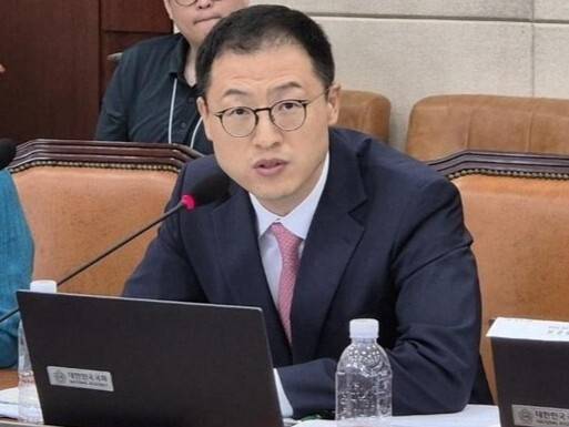 국회 행정안전위원회 소속 국민의힘 김상욱 의원(울산 남구갑)이 질의를 하고 있는 모습. 김상욱의원실 제공