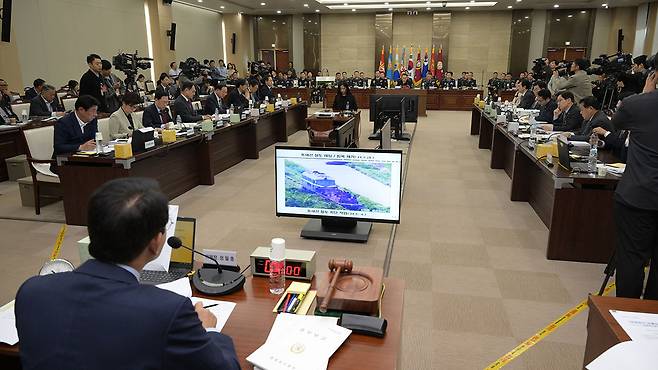 김명수 합참의장, 남북 단절 조치 사진 공개 [사진제공:연합뉴스]