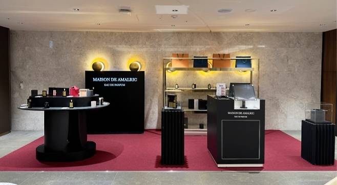 < ‘메종 드 아말릭’ 롯데면세점 14층 VIP 라운지 팝업 이미지 / 출처 : 메종 드 아말릭 >