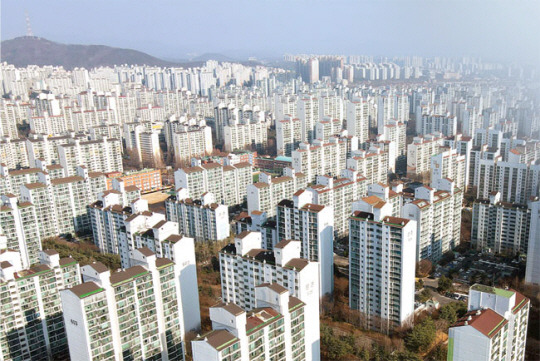 1기 신도시의 대표 격인 경기 고양시 일산동구 일대 아파트 전경. 뉴시스