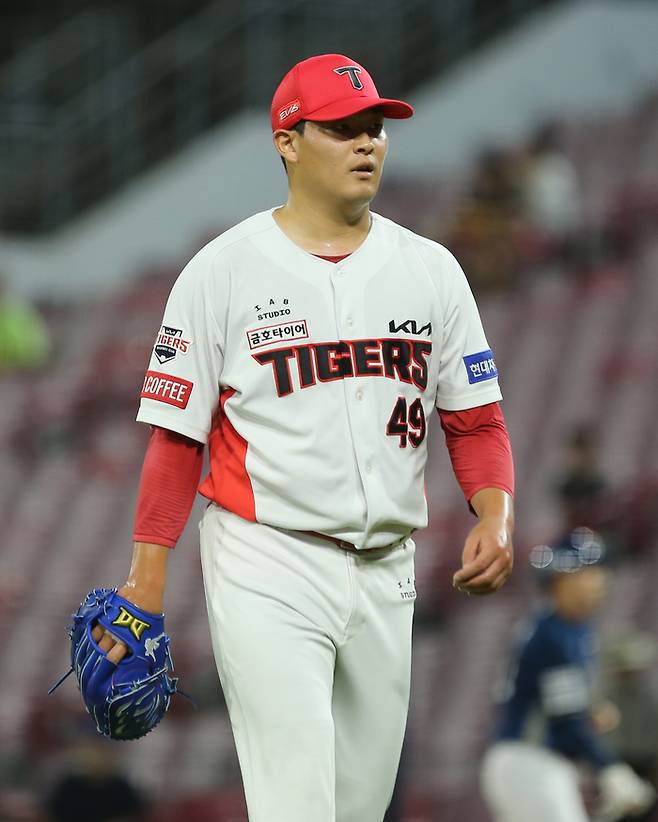 KIA가 방출을 결정한 김유신. 사진 | KIA 타이거즈