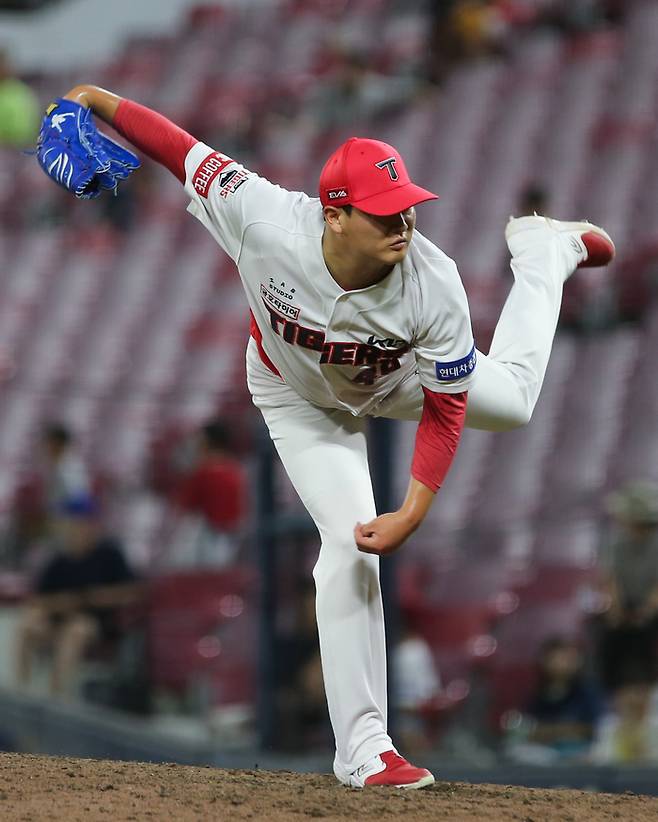 KIA가 방출을 결정한 김유신. 사진 | KIA 타이거즈