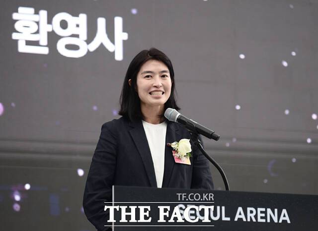 카카오 정신아 대표가 if 카카오 오프닝 세션에서 연사로 나서 카카오의 AI 미래 비전을 제시할 계획이다. /이새롬 기자