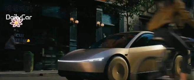 테슬라 로보캡 발표회 영상 갈무리