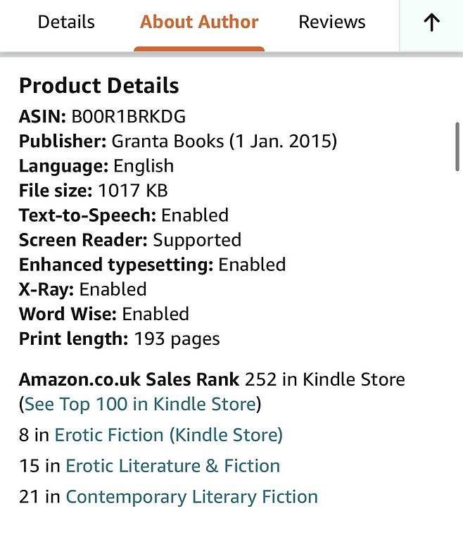 IMG_3938.jpeg 노벨상 수상후 서양 아마존 킨들에서도 판매량 급등 중인 한강 작품들ㄷㄷ.jpg