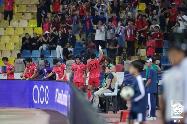 대한민국 축구대표팀이 요르단과의 원정경기에서 2-0으로 승리를 거뒀다/대한축구협회