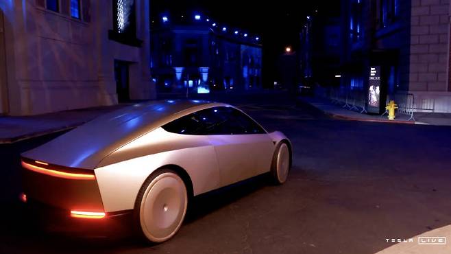 테슬라의 로보택시(사이버캡) 콘셉트카 [사진=테슬라]