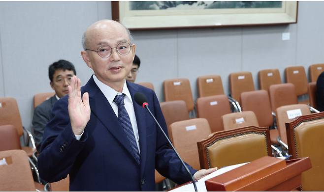 9월 3일 국회 운영위원회는 안창호 국가인권위원장 후보자에 대한 인사청문회를 열었다. [뉴스1]