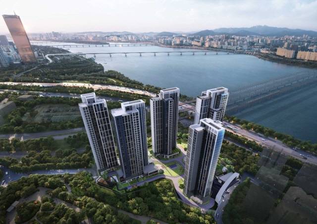 서울 동작구 수도방위사령부(수방사) 부지 아파트 조감도. <서울도시주택공사(LH공사) 제공>