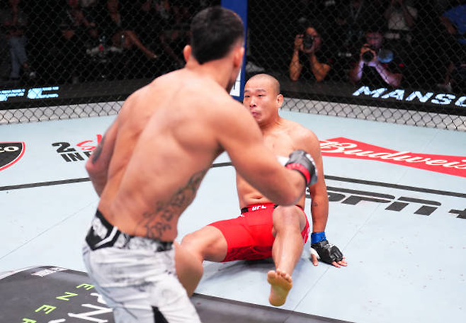 박준용은 1회 다운을 허용한 것이 도움이 됐다고 말했다. 사진=TKO