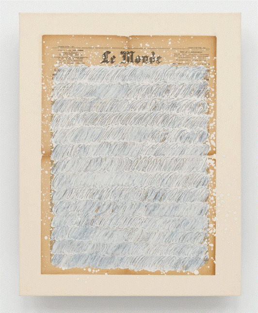 "Ecriture No. 221029" by Park Seo-bo (Courtesy White Cube)