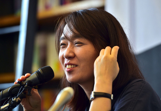 Author Han Kang [AFP/YONHAP]