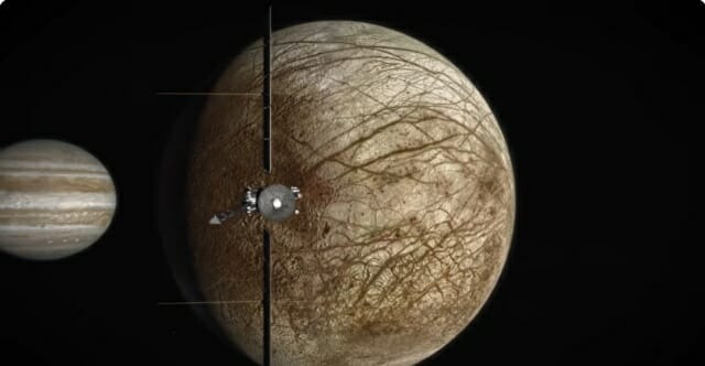 NASA가 유로파 클리퍼 탐사선을 발사해 목성의 얼음 위성 '유로파' 탐사에 나섰다. (사진=NASA 유튜브)