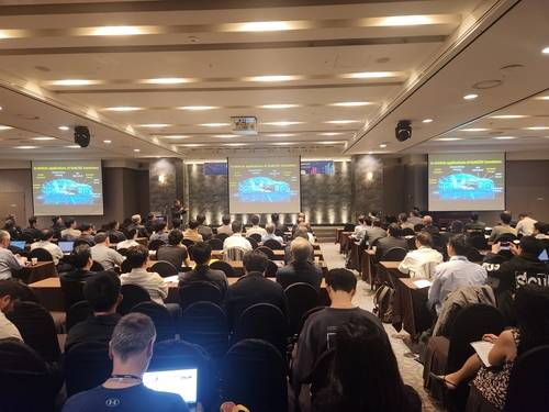 14~17일 부산 한화리조트 해운대에서 열리고 있는 '아시아태평양 와이드갭 반도체 국제학회(APWS 2024)'.