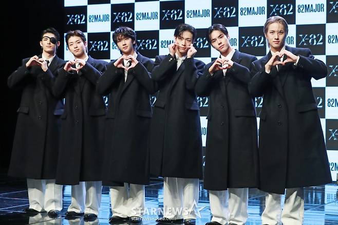 예뻐서 설렜다..82메이저, 비주얼 자신감 충만한 '혀끝' [스타현장][종합]