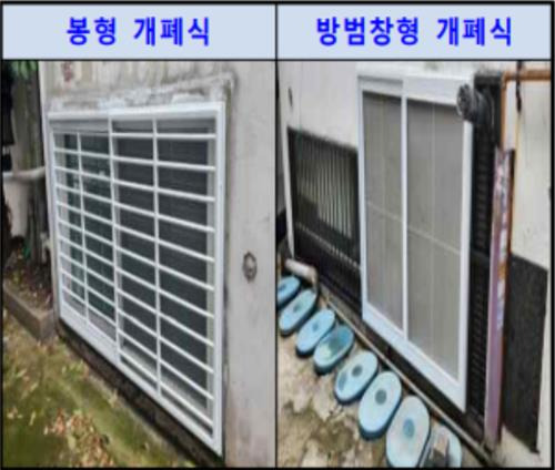 인천시에서 설치한 개폐식 방범창 [인천시 제공]