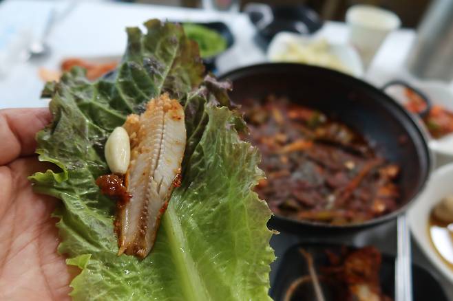 밴댕이 상추쌈