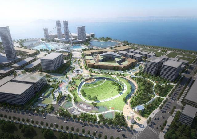 시흥시가 추진 중인 ‘거북섬 센트럴파크 조성사업’ 조감도. 시흥시 제공