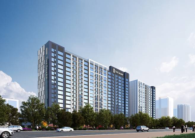 2025년 3월 준공 예정인 ‘잠실 더샵 루벤’ 모습. [서울시 리모델링 주택조합 협의회 제공]