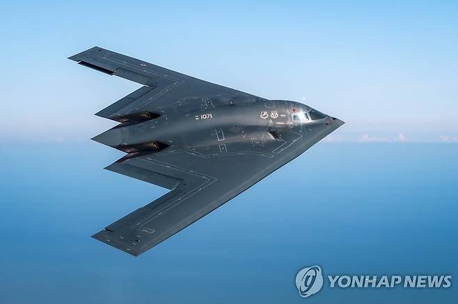 미국 공군의 전략폭격기 B-2 [EPA 연합뉴스 자료사진. 재판매 및 DB 금지]