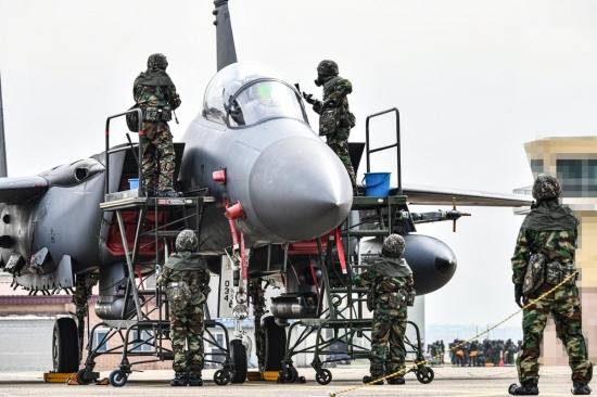 공군 제11전투비행단이 14일 부터 17일까지 24-2차 전투태세훈련을 실시했다.(11전비제공)