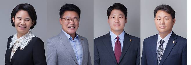 이옥규.노금식.조성태.안치영. 충북도의회 제공