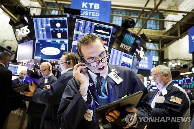 미국 뉴욕증권거래소(NYSE) 입회장 [연합뉴스 자료사진]