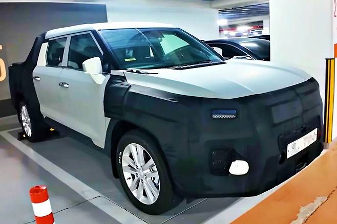 사진 : KGM O100 테스트카 (출처=우파TV)