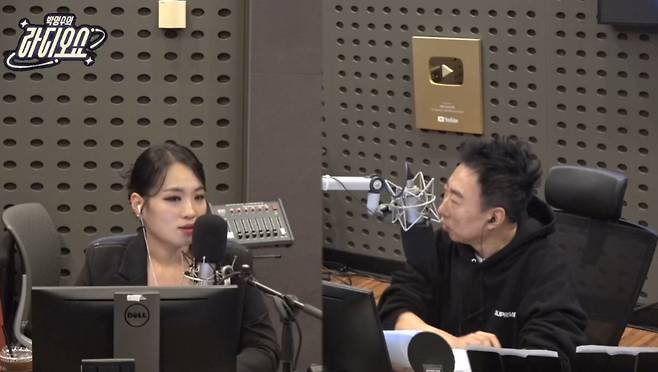 왼쪽부터 정지선, 박명수 (사진=KBS 쿨FM ‘박명수의 라디오쇼’ 캡처)