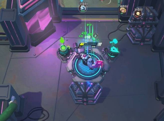 베이스캠프에서 회복하는 모습