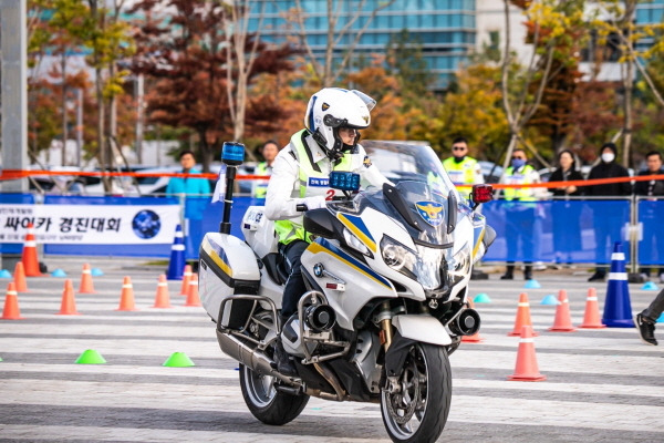 “정비는 맡겨주세요”…BMW모토라드, 경찰 대형이륜차 경진대회 지원 [사진제공=BMW모토라드]