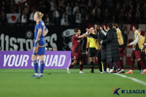 기뻐하는 고베  [한국프로축구연맹 제공. 재판매 및 DB 금지]